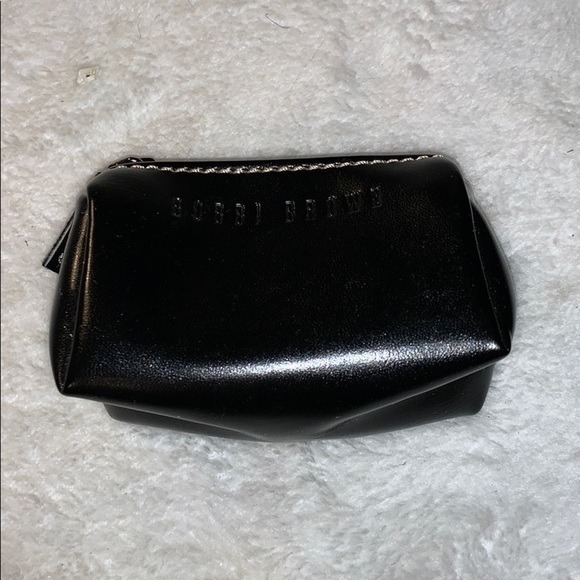 Bobbi Brown Black Leather Coin Purse - Lined - Picture 1 of 8